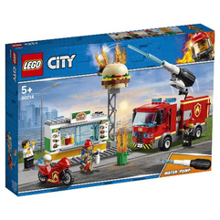 Конструктор LEGO City Пожар в бургер-кафе арт.60214